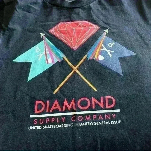 Young men, diamond supply, CO T-shirt, size medium​ - Picture 1 of 4